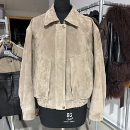YOLOAgain Real Sheepskin Suede Jacket Women Oversized Genuine Leather Jacket Female