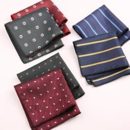 Trendy Striped Floral Brown Pocket Square British Men Formal Handkerchief Suit Shirt Accessories Groom Wedding Party Chest Hanky