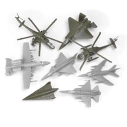 1/144 4D Assembly Airplane Mi24 Helicopter FC-1 J10 US Thunderbolt Fighter Reconnaissance Plane Transporter Military Toy