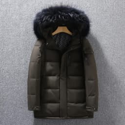 Canada Fashion Men's Down Coats And Parkas Men White Goose Down Jacket Long Padding Winter Puffer Jacket Man Luxury HYX90985