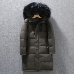 Canada Fashion Men's Down Coats And Parkas Men White Goose Down Jacket Long Padding Winter Puffer Jacket Man Luxury HYX90985