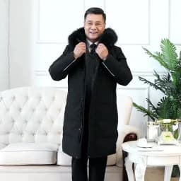 Canada Fashion Men's Down Coats And Parkas Men White Goose Down Jacket Long Padding Winter Puffer Jacket Man Luxury HYX90985