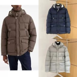 Italian Man 26FW New Style BC* Hooded down Jacket Business Casual Wear Warm and Windproof Outerwear