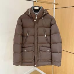 Italian Man 26FW New Style BC* Hooded down Jacket Business Casual Wear Warm and Windproof Outerwear