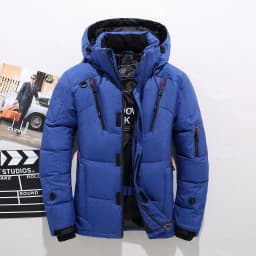 Brand Luxury Men's Winter Down Jacket Coats Parkas Man Clothes Hooded Padding Padded Puffer Jackets Man Bread Outerwear HXY51865