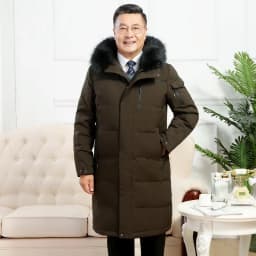 Luxury Brand Men's Down Coat And Parkas Top Quality Man Goose Down Jacket Thick Winter Padded Puffer Jacket Overcoat Padding HY7