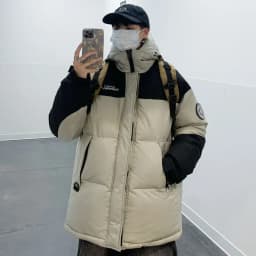 Men's Down Coats Parkas Loose-Fitting Winter Jacket Man Women Goose Down Jacket Warm Thick Casual Outdoor Puffer Padding HXY1672
