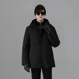 Men's Down Coats and Parkas Mid-length Winter Jackets Padded Puffer Jacket Man Down Jacket Thick Detachable Inner Padding HWY103