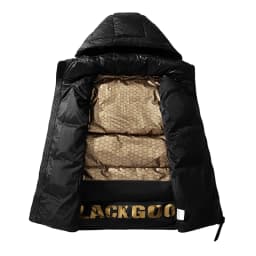 White Duck Down Vest Men Detachable Hood Sleeveless Jacket Male Autumn Puffer Waistcoat Black Gold Warm Korean Style Casual 5XL