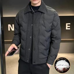 Lightweight Short Men's down Jacket White Duck Feather Casual Collar Business Outerwear Autumn Winter Fashion Urban Style