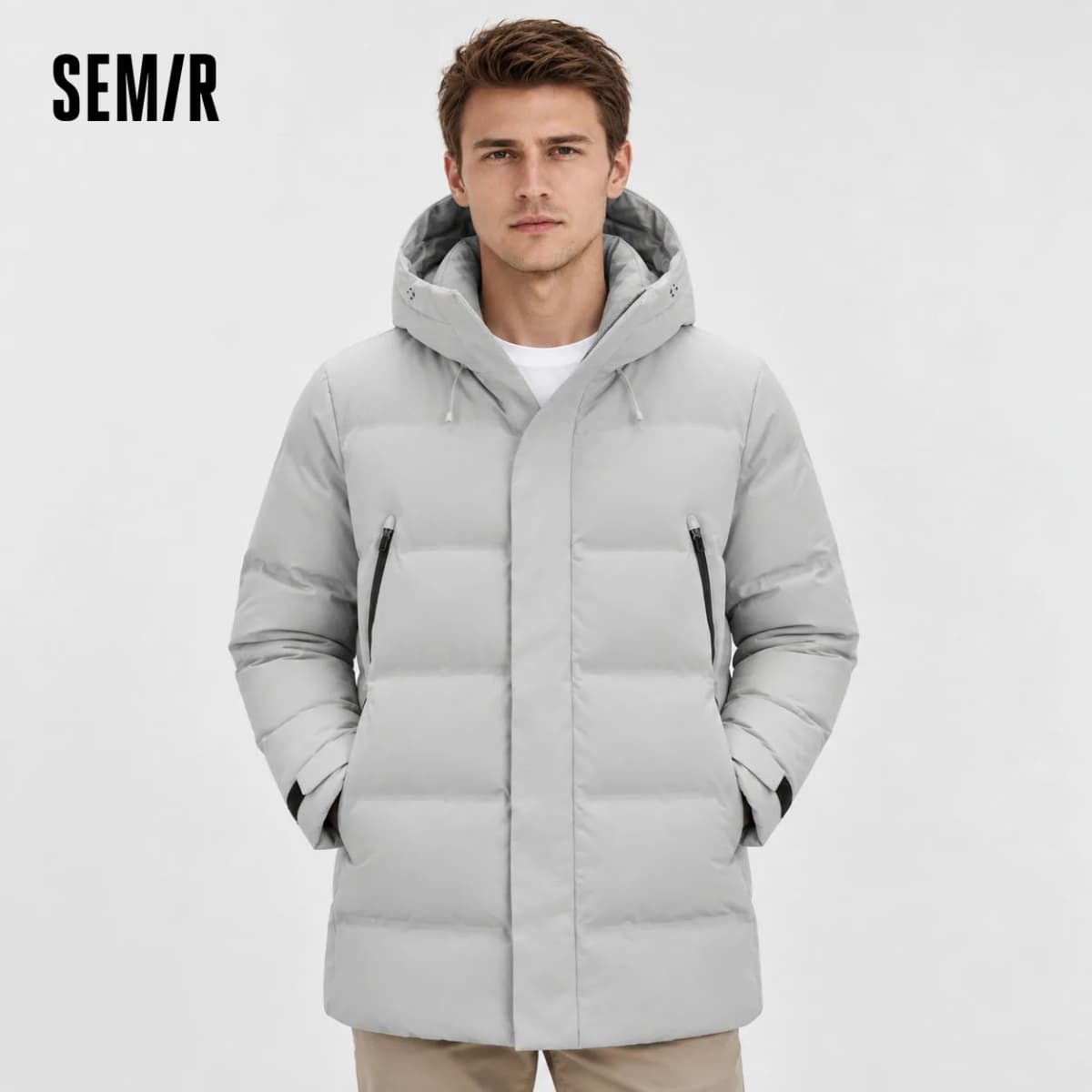 Semir Men Down Jacket Water Repellent 2026 New Winter Daily Wear Urban Casual Style Cold Weather Layering Everyday Wardrobe