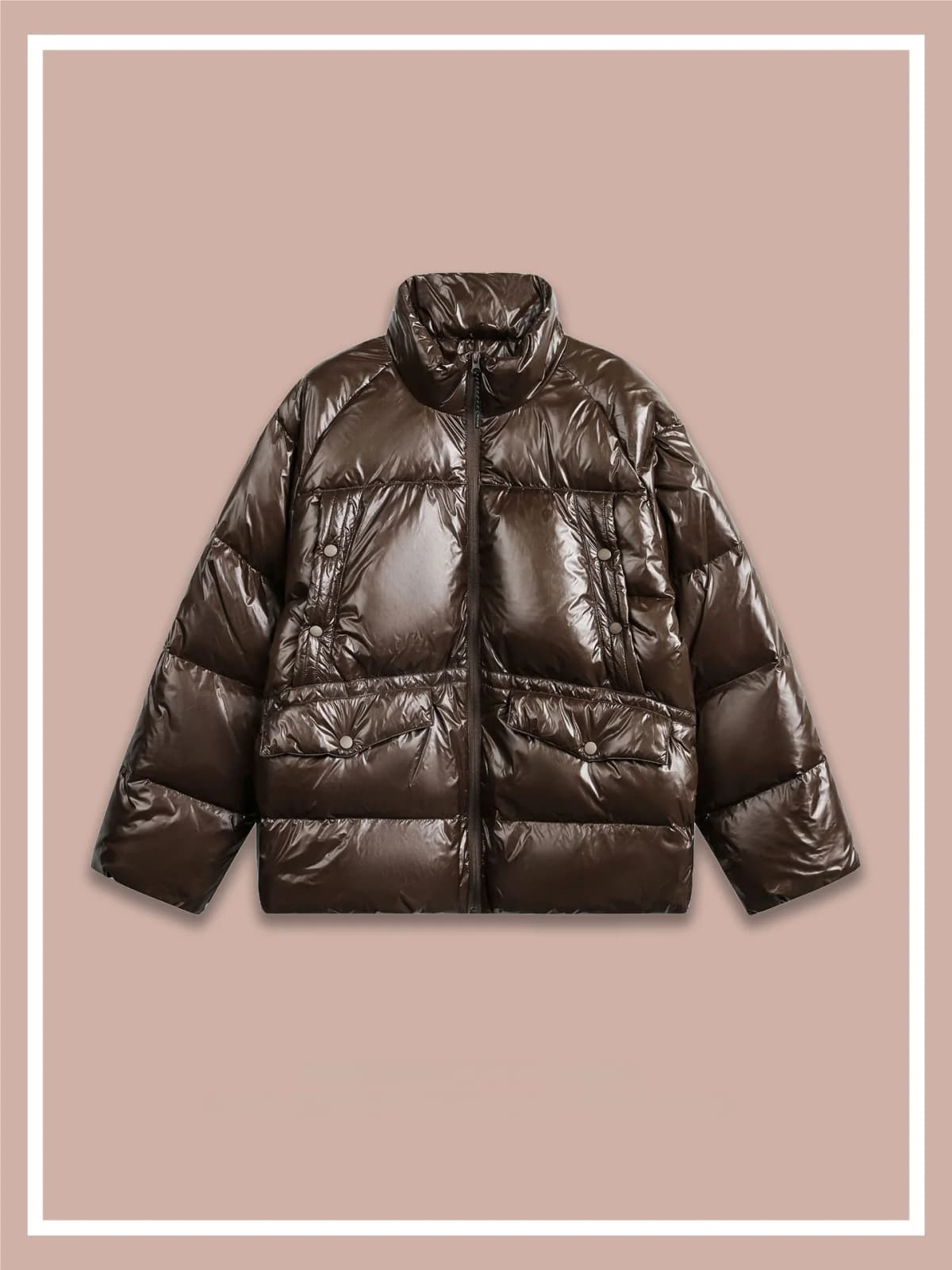 Lightweight Men's down Jacket American High Street Repellent Foldable Oil Film NOONE Retro Style Long Sleeve Ethnic Clothing