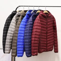 2024 New Arrivasl Men's Ultra Lightweight Packable Down Jacket Autumn Spring Winter Water and Wind-Resistant Breathable Coat