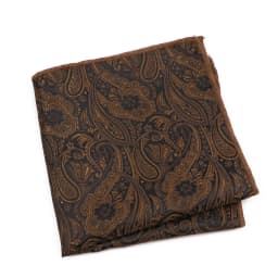 Vintage Paisley Men Pocket Square British Design Hankies Floral Print Handkerchief Striped Chest Towel Suit Accessories For Man