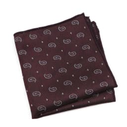 Vintage Paisley Men Pocket Square British Design Hankies Floral Print Handkerchief Striped Chest Towel Suit Accessories For Man