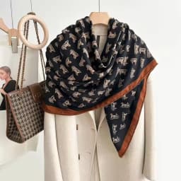 Handmade Silk Woolen Scarf Shawl Collection True Silk Hand Roll High End Gift for Women Fashionable All Seasons Wrap