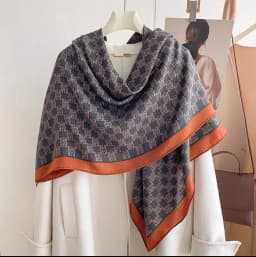 Handmade Silk Woolen Scarf Shawl Collection True Silk Hand Roll High End Gift for Women Fashionable All Seasons Wrap