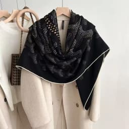 Handmade Silk Woolen Scarf Shawl Collection True Silk Hand Roll High End Gift for Women Fashionable All Seasons Wrap