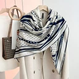 Handmade Silk Woolen Scarf Shawl Collection True Silk Hand Roll High End Gift for Women Fashionable All Seasons Wrap