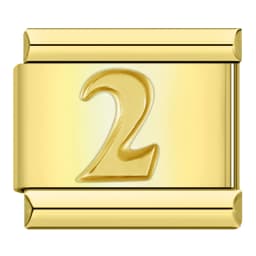 Hapiship 2025 New Fashion Number 0 1 2 3 4 5 6 7 8 9 Italian Charm Fit 9mm Stainless Steel Bracelet Making Women Jewelry DJ1449