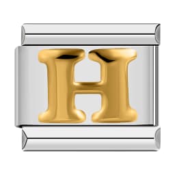 2025 New Fashion 26 English Letter Italian Charm Chain DIY Bracelet Gold Plated Letter Neutral Jewelry