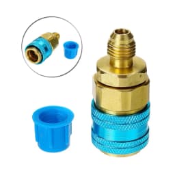 R134A Liquid Fuel Injector 2Oz Oil/Dye Syringe Car Air Conditioner Refill Dye/Oil Injector 1/4 Inch Sae Refrigerant Fluid Filler