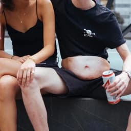 Fun Beer Belly Fanny Mobile Waist Bag, Innovative Fake Dad Belly Adjustable Multifunctional Large Capacity Belt Sports Packs Bag