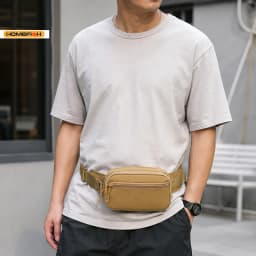 HOMEFISH Outdoor Tactical Molle Waist Pack Camouflage Combat Assault Waistpack