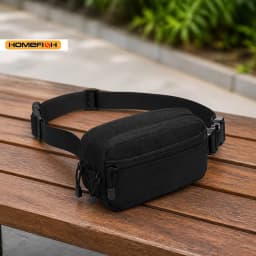 HOMEFISH Outdoor Tactical Molle Waist Pack Camouflage Combat Assault Waistpack