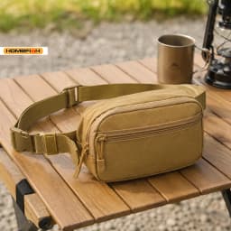 HOMEFISH Outdoor Tactical Molle Waist Pack Camouflage Combat Assault Waistpack
