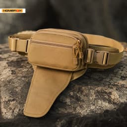 HOMEFISH Outdoor Tactical Molle Waist Pack Camouflage Combat Assault Waistpack