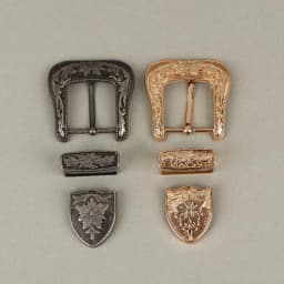 1/2Sets Vintage European & American Style Metal Belt Buckle Floral Engraved Pin Buckle Classic Retro Waistband Clasp​