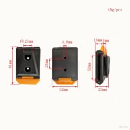 ~~1/2Pcs Waist Bag Clip Sturdy ABS Quick Attach Waist Buckle For Outdoors Enthusiasts And Frequent Gear Changers DIY Accessories