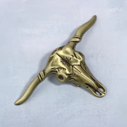 New Sale Western Cowboy Retro Zinc Alloy Cow Head Shaped Belt Buckle Accessories Diy Men's Versatile And Stylish Belt Decoration