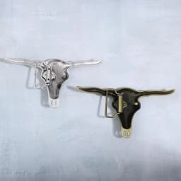 New Sale Western Cowboy Retro Zinc Alloy Cow Head Shaped Belt Buckle Accessories Diy Men's Versatile And Stylish Belt Decoration