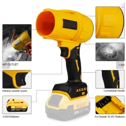 Cordless High Power Turbo Jet Fan 700W/300W Electric Wireless Air Blower Violent Car Pet Dryer for Makita/Milwauk