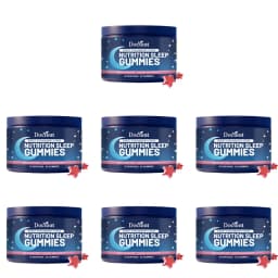 Docteat Sleep Gummies Magnesium L-Theanine Valerian Chamomile Supports Restful Better Sleep Relaxation Calm Unwind Bedtime 60pcs