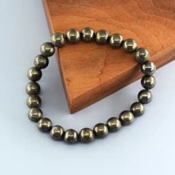 Original Pyrite Beaded Bracelet Men Women Natural Hematite Stone Pyrite Ore Strand Energy Bangle Slimming Health Care Jewelry