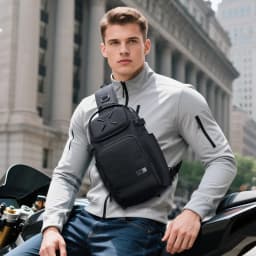 Men's Outdoor Leisure Cycling Crossbody Bag High-Quality Shoulder Bag Travel Waterproof Sports Fitness Chestbag