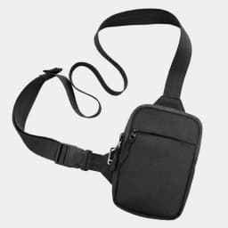 500D Nylon Cut-Resistant Steel Wire Crossbody Bag for Men Outdoor Sports Chest Pack RFID Anti-Theft Wallet Lightweight Phone Org
