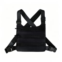 Lightweight Running Vest Backpacks Outdoor Cycling Bag Men Hiking Marathon Chest Rig Bag Storage Pocket Unisex Sports Chest Pack