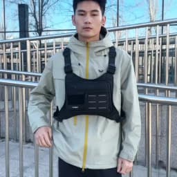 Outdoor Sport Vest Backpack Unisex Lightweight Riding Chest Bag Hip-hop Streetwear Chest Rig Bag Man Hiking Camping Vest Pocket