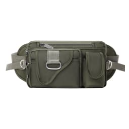 Outdoor Sports Thickened Oxford Cloth Waist Bag Unisex Large Capacity Waterproof Single Shoulder Crossbody Bag for Hiking And...
