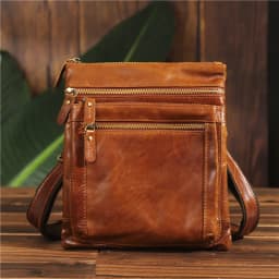 Man Bags Genuine Leather Shoulder Bag For Men Office Business Messenger Crossbody Real Leather Bag Male Fashion Casual Handbag