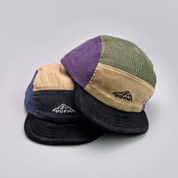 Japanese Embroidery Color Block Baseball Hats New Unisex Corduroy Breathable Retro Sunshade Versatile Street Fashion Peaked Caps