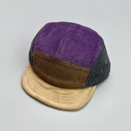 Japanese Embroidery Color Block Baseball Hats New Unisex Corduroy Breathable Retro Sunshade Versatile Street Fashion Peaked Caps
