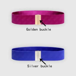 XClocKNYoung Belt Silk Skating Sports Fitness Plastic Waist satin glossy Belt Decoration Buckle Waist Glossy Decorative Belt