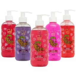 Kit with 5 Bubblegum Scented Body Washes Babasoul Soul Cosmetics 230ml