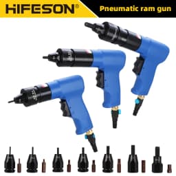 HIFESON Pneumatic Rivet Gun Nuts Riveter Air Rivet Nut Tool Automatic Insert Nut Gun M3 M4 M5 M6 M8 M10 M12 Screws Installation