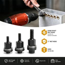 【L】Hand Nut M5 M6 M8 Mandrel Staple Manual Riveter Tool Easy Installation For Rivet Nut Torch Simple Tool For Riveting Nuts